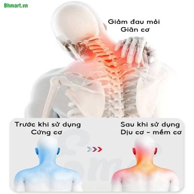 gối massage cổ vai gáy